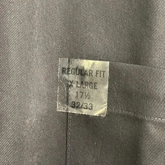 NWT Michael Kors Designer Black Dress Shirt Button Down L/S Men XL MSRP $75 - Picture 8 of 12